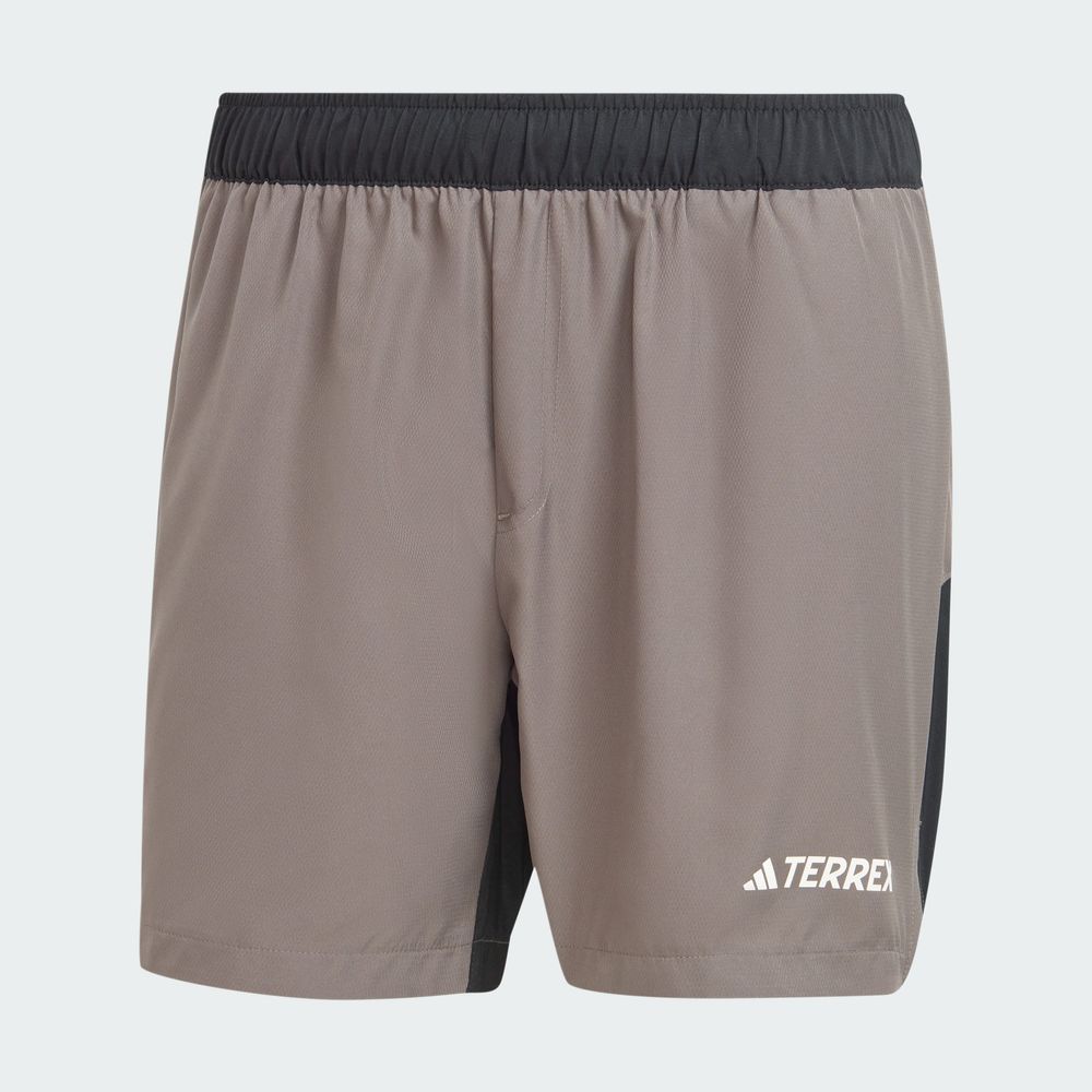 Foto 3 pulgar | Shorts De Trail Running Terrex Multi Adidas Café Hombre