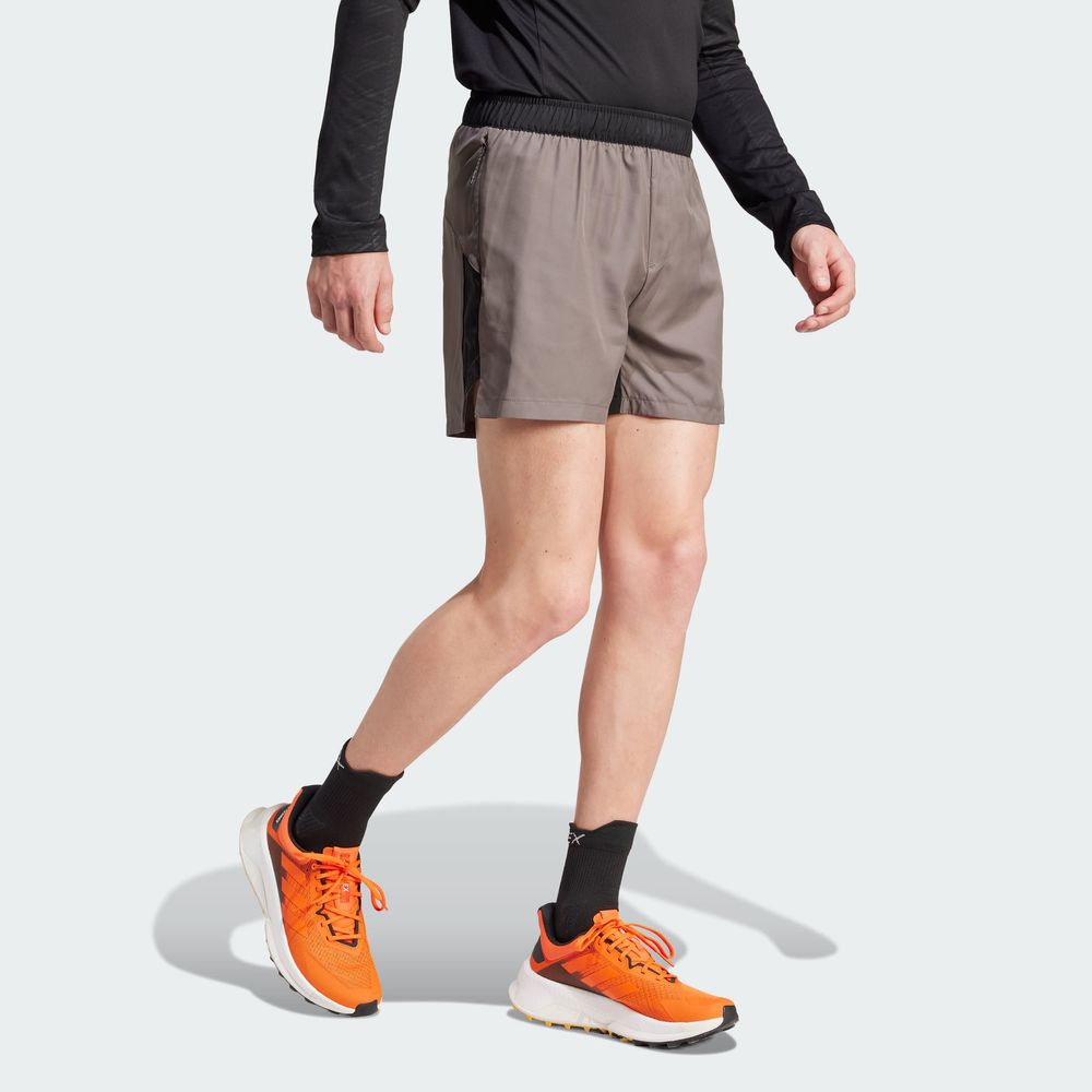 Foto 6 pulgar | Shorts De Trail Running Terrex Multi Adidas Café Hombre