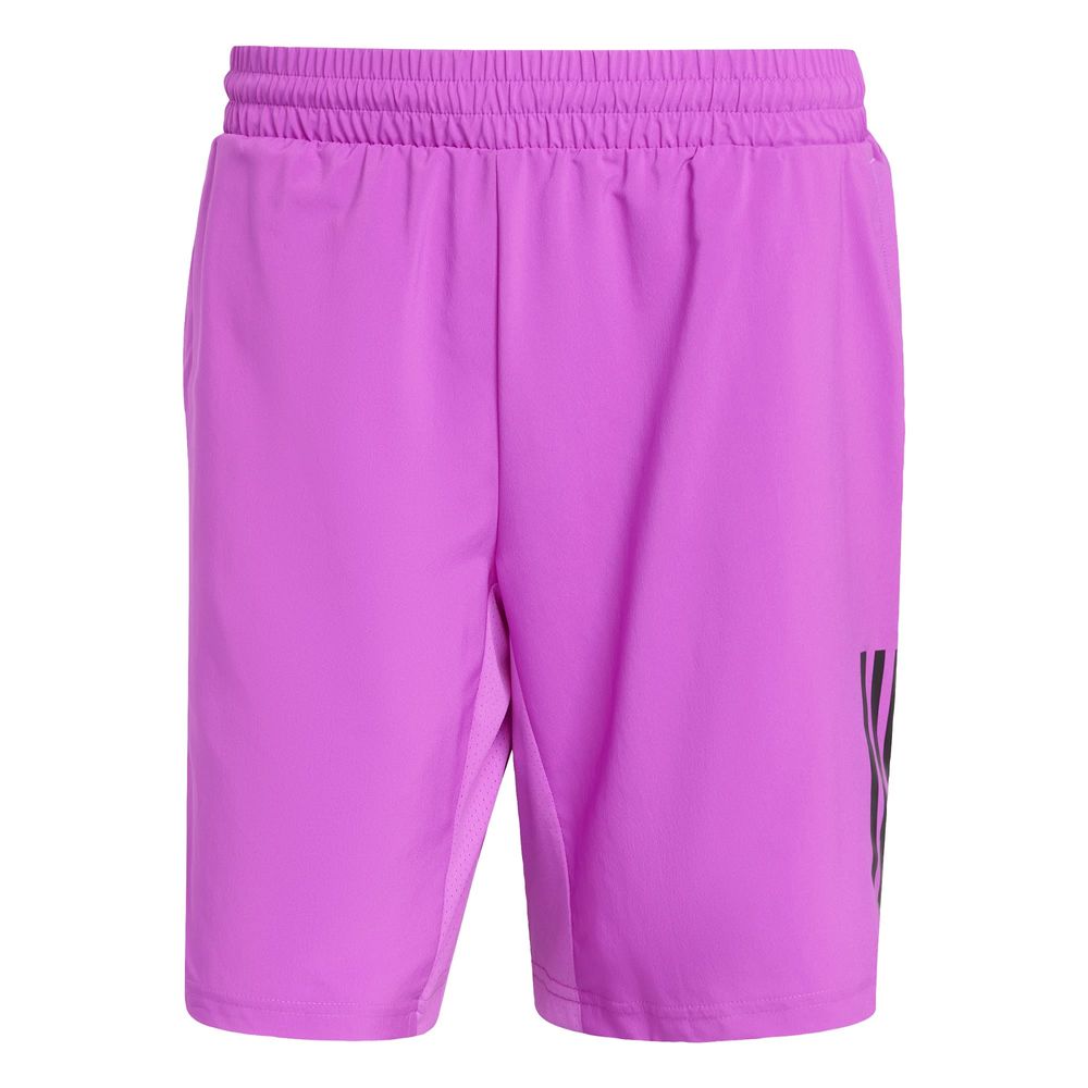 Shorts de Tenis Club 3 Franjas Adidas Violeta Hombre