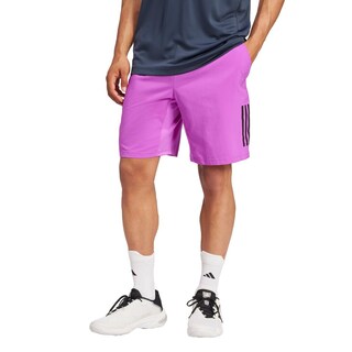 Foto 2 | Shorts de Tenis Club 3 Franjas Adidas Violeta Hombre