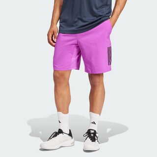 Foto 4 | Shorts de Tenis Club 3 Franjas Adidas Violeta Hombre