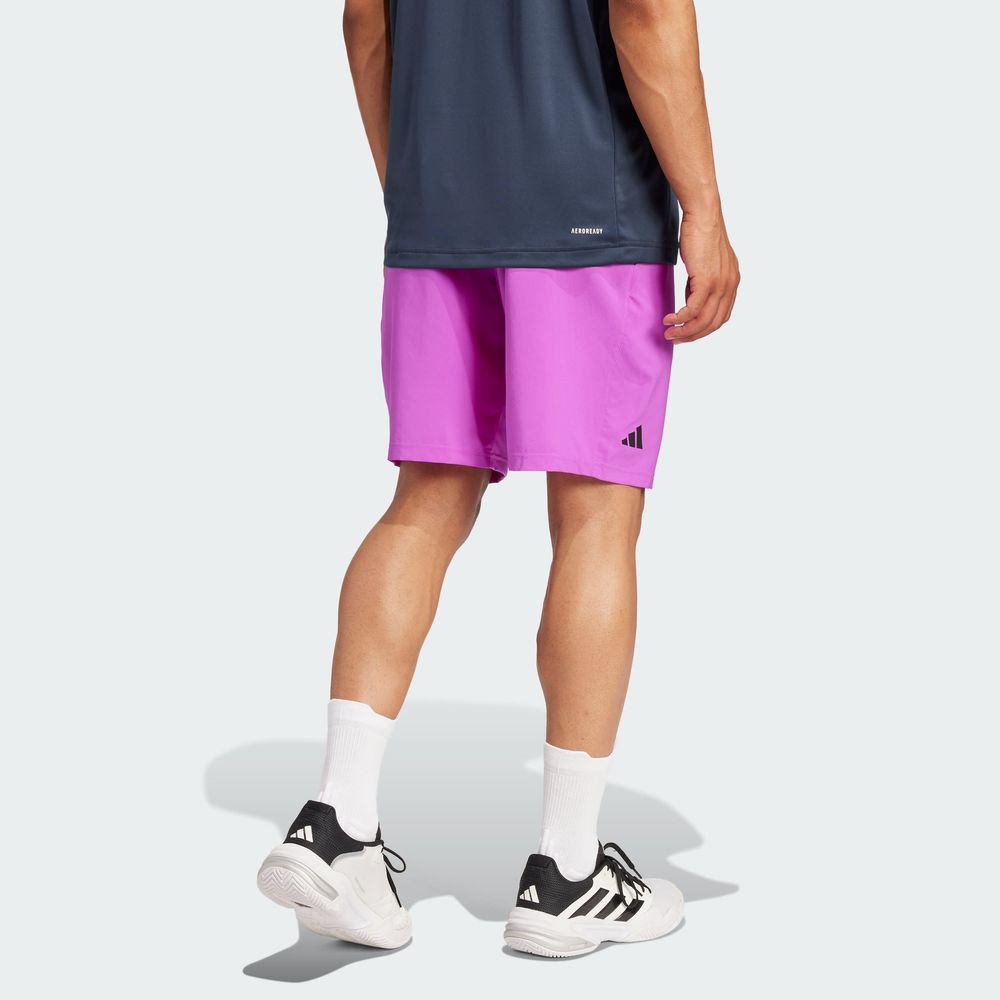 Foto 6 pulgar | Shorts de Tenis Club 3 Franjas Adidas Violeta Hombre