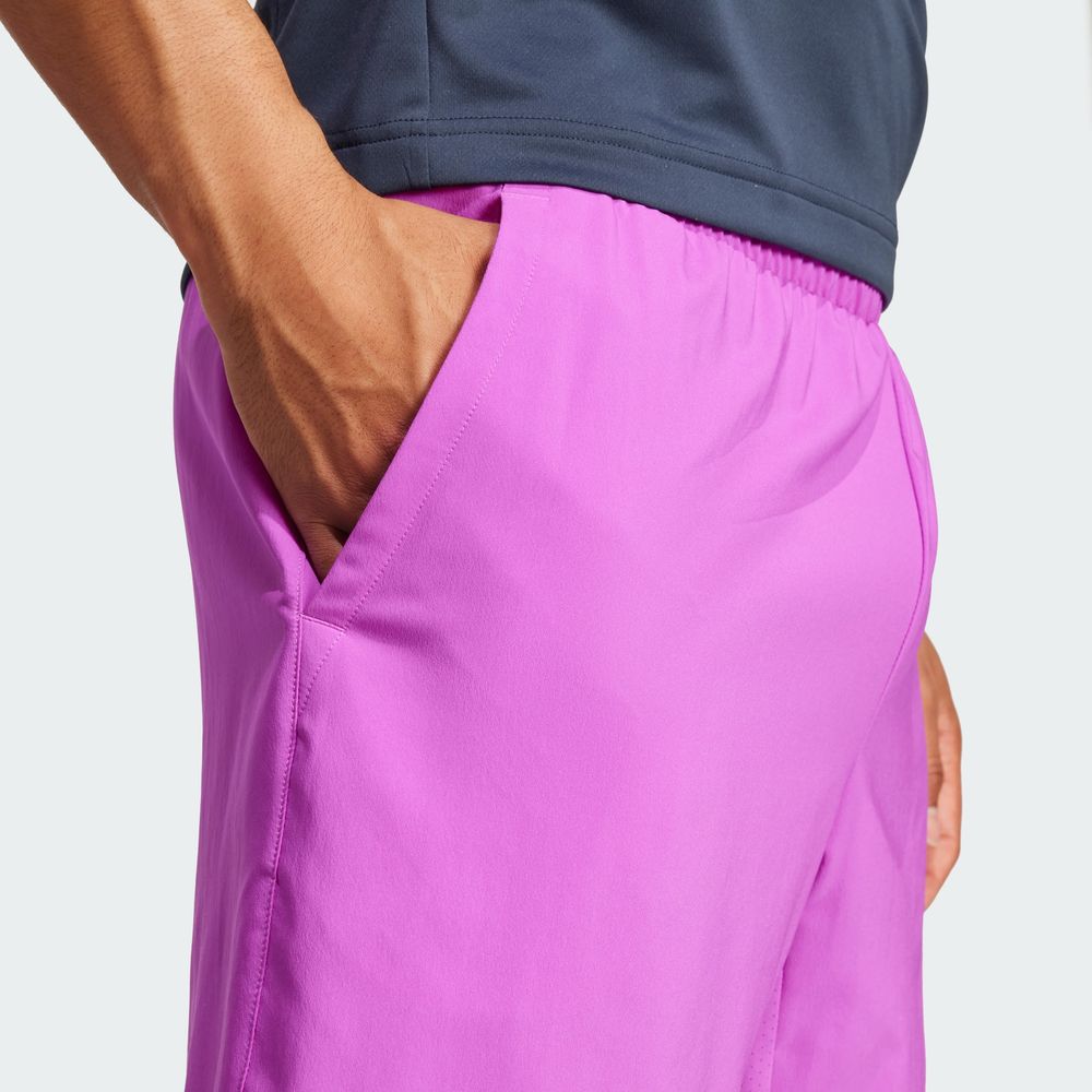 Foto 8 | Shorts de Tenis Club 3 Franjas Adidas Violeta Hombre