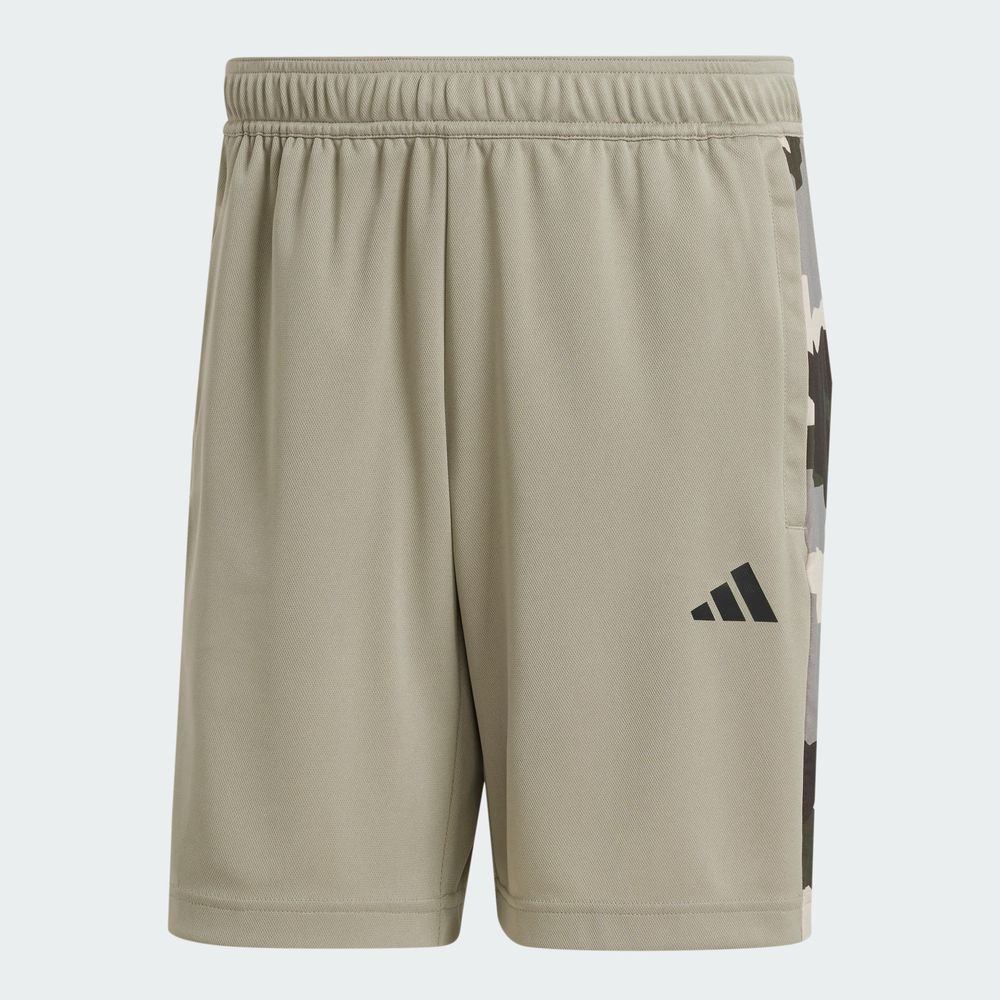 Foto 4 pulgar | Shorts De Entrenamiento Train Essentials Camo Adidas Verde Hombre