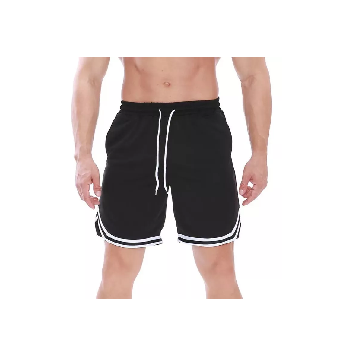 Foto 4 pulgar | Short Pantalones De Baloncesto Hombre Transpirables Gym Talla Xl Eo Safe Imports Esi-14218 Negro