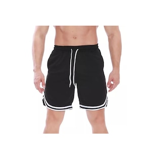 Foto 3 | Short Pantalones De Baloncesto Hombre Transpirables Gym Talla 2xl Eo Safe Imports Esi-14219 Negro