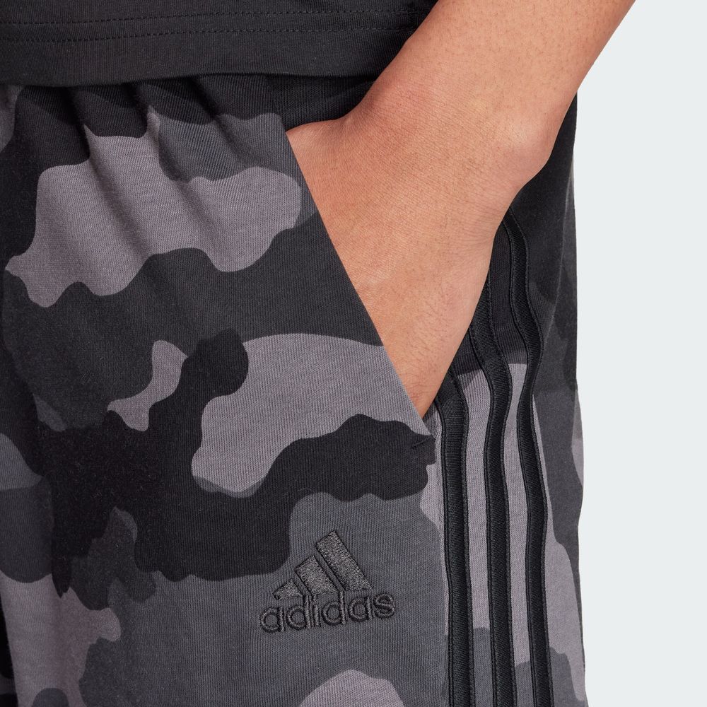 Foto 8 pulgar | Shorts Adidas Seasonal Essentials Camouflage Negro para Hombre