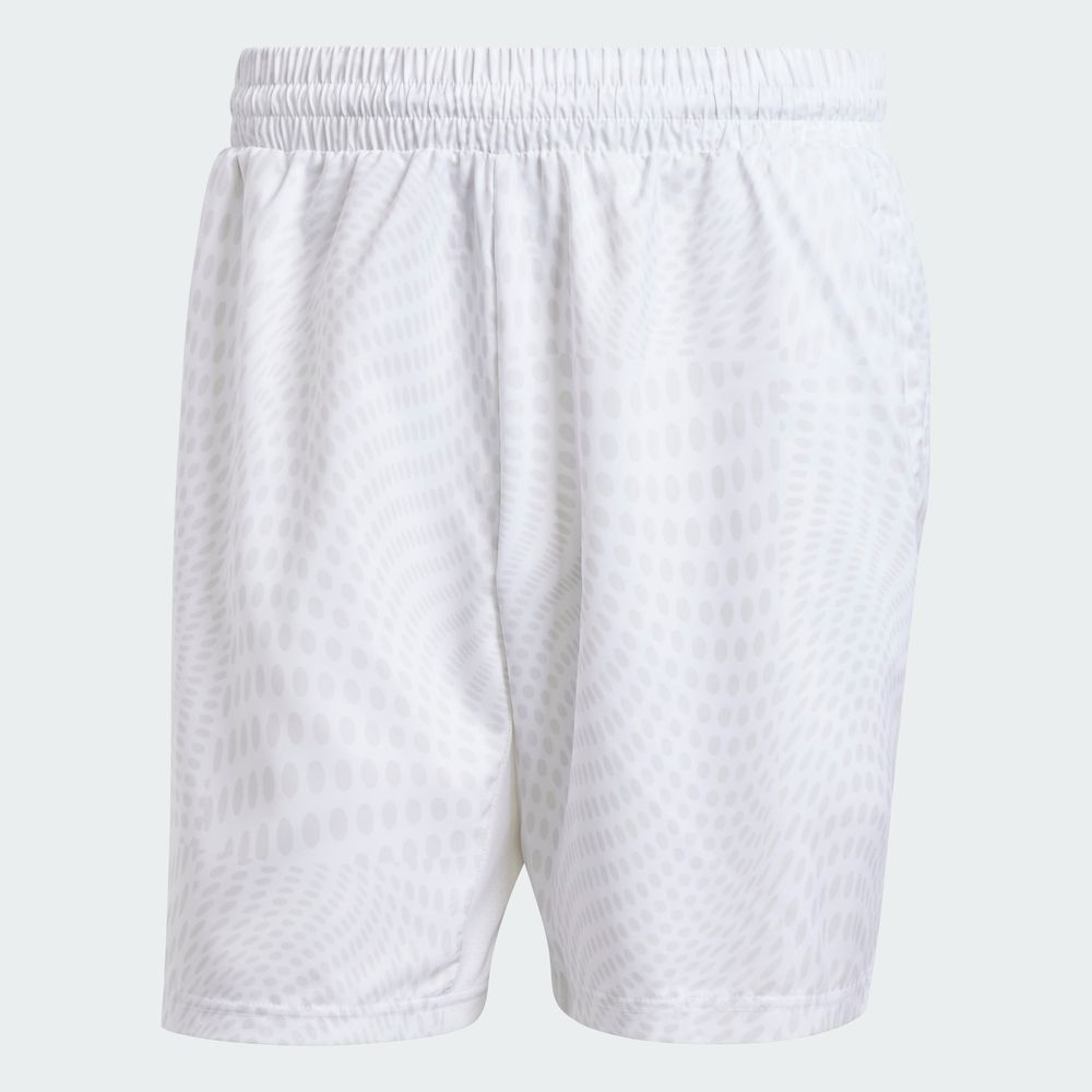 Foto 4 pulgar | Shorts Club Para Tenis Estampados Adidas Blanco Hombre