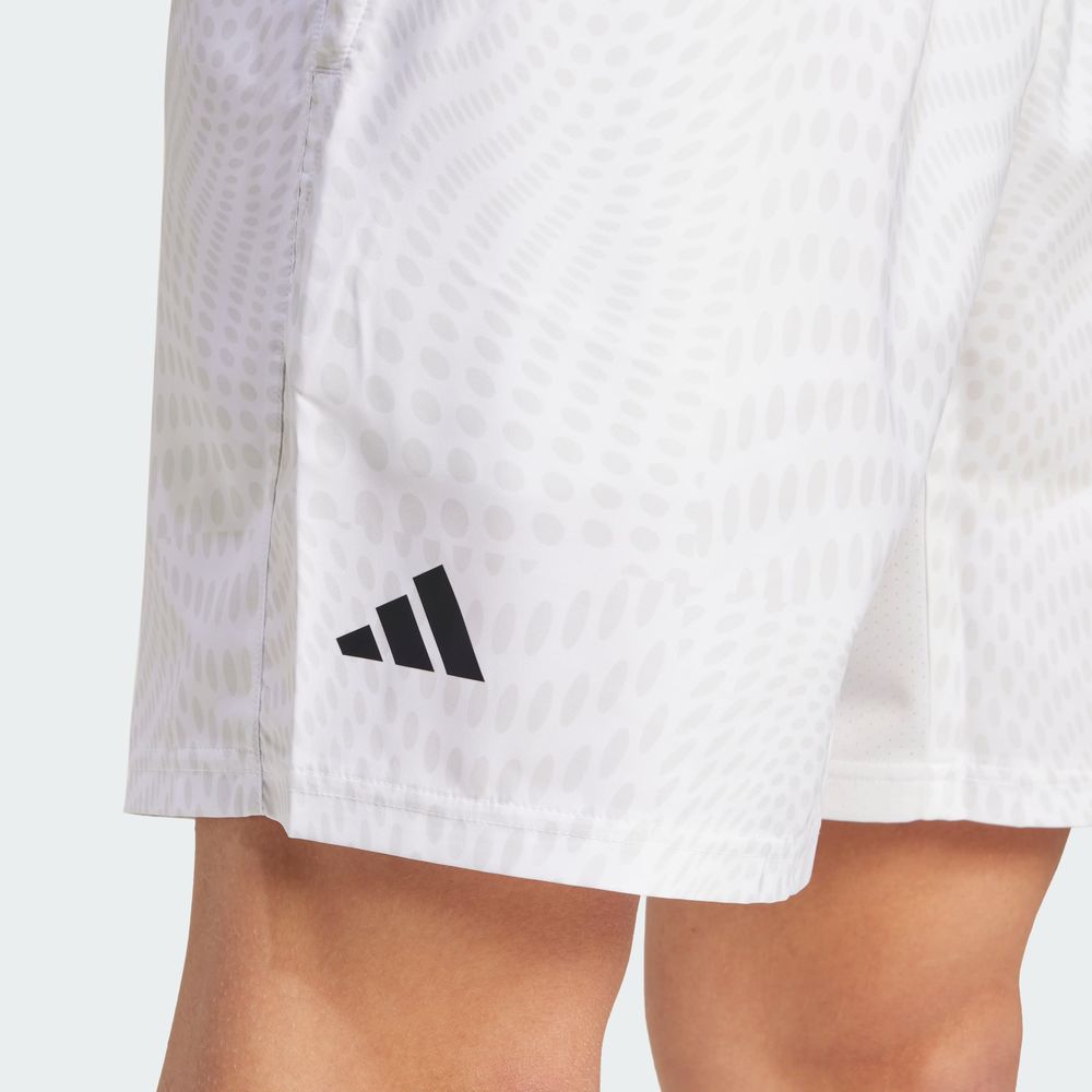 Foto 7 | Shorts Club Para Tenis Estampados Adidas Blanco Hombre