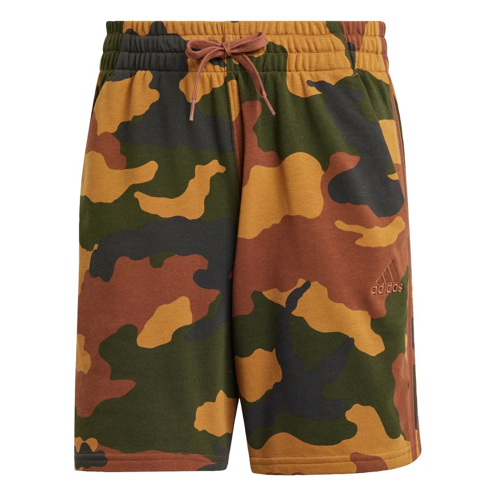 Foto 2 pulgar | Shorts Seasonal Essentials Camouflage Adidas Café Hombre