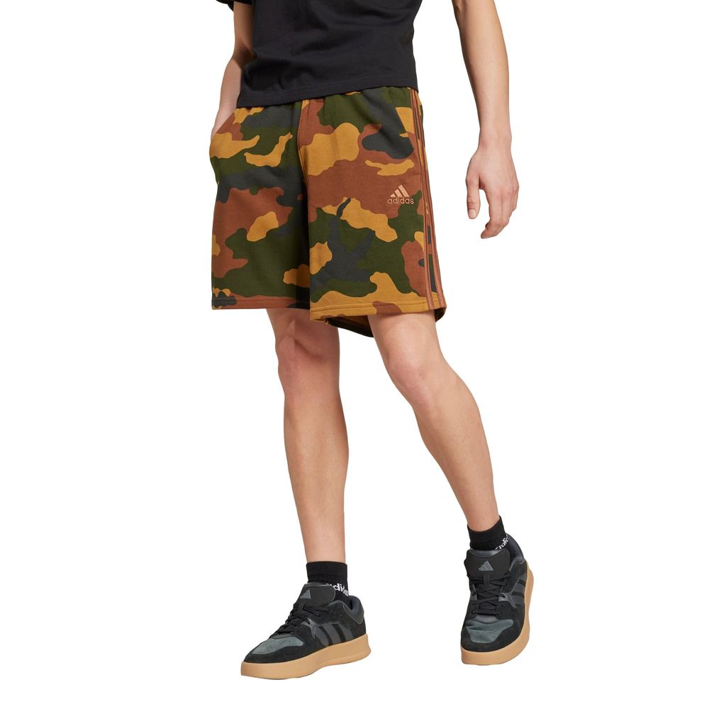 Foto 2 | Shorts Seasonal Essentials Camouflage Adidas Café Hombre
