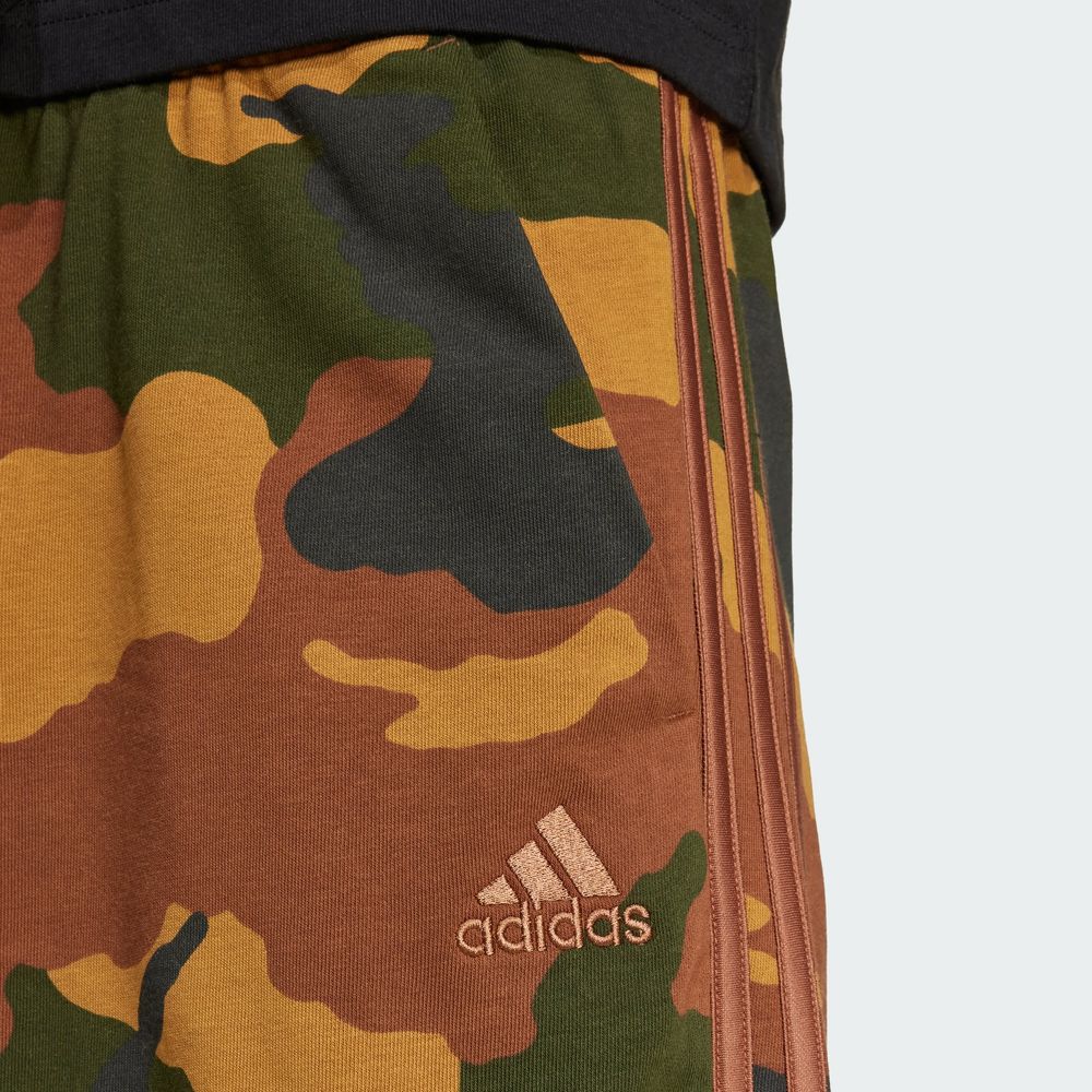 Foto 8 pulgar | Shorts Seasonal Essentials Camouflage Adidas Café Hombre