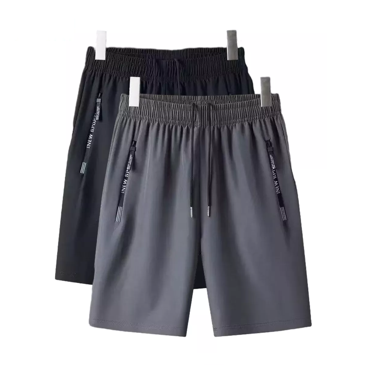 2 Pcs Short Cómodo Suelto Para Hombre Talla G Eo Safe Imports Esi-14917 Multicolor