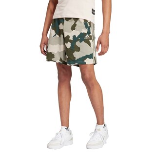 Foto 2 | Shorts Seasonal Essentials Camouflage Adidas Verde Hombre