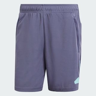 Foto 3 | Shorts Train Essentials Logo Adidas Azul Hombre
