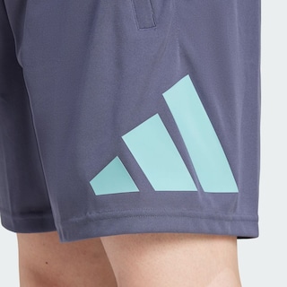 Foto 7 | Shorts Train Essentials Logo Adidas Azul Hombre