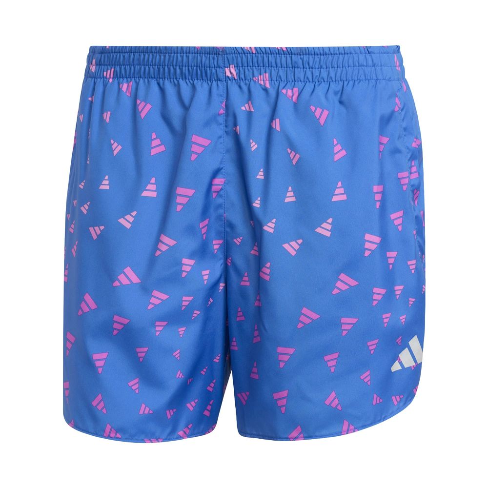 Foto 2 pulgar | Shorts Run It Wind.rdy Adidas Azul Hombre