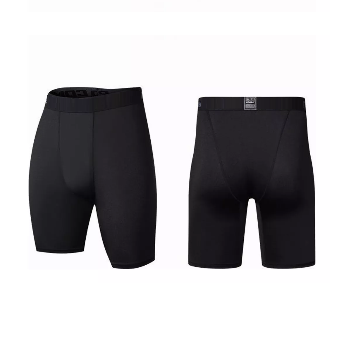 Foto 3 pulgar | Shorts Gym Con Bolsa Celular Talla Ch Eo Safe Imports Esi-15711 Negro