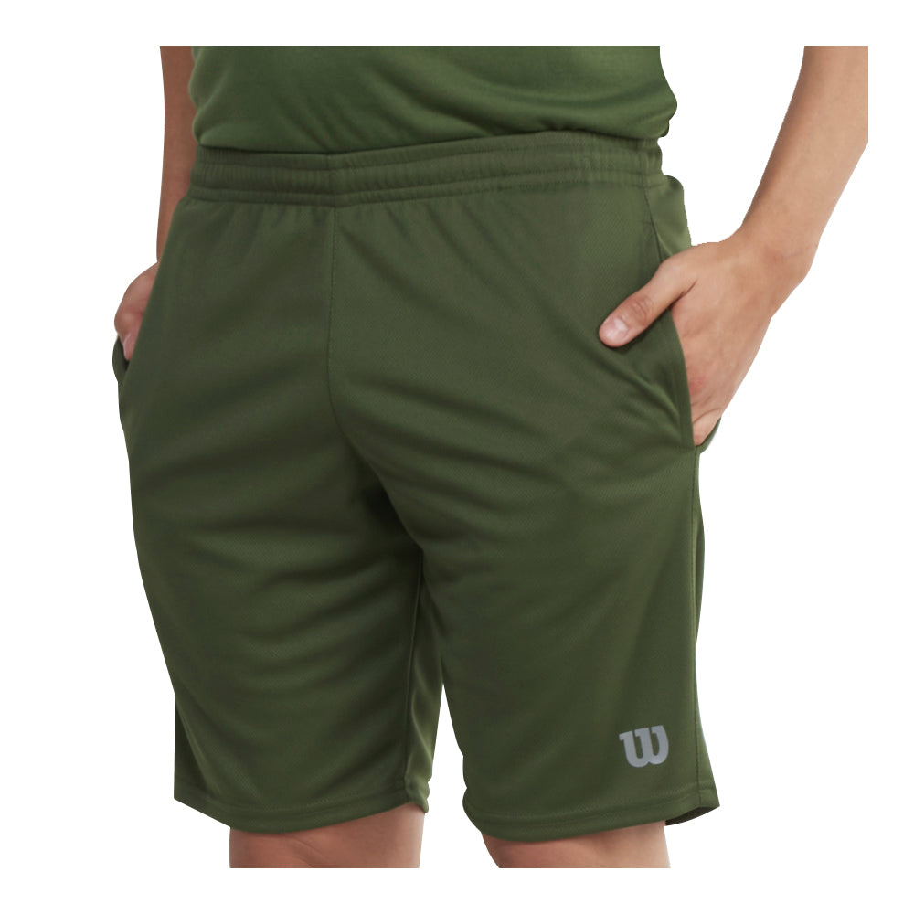 Foto 2 pulgar | Short Wilson Doble Pique Transpirable para Hombre