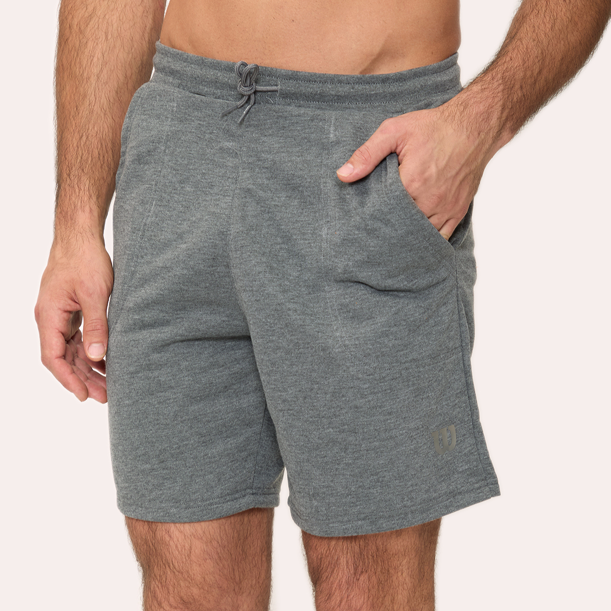 Foto 4 pulgar | Short Wilson French Terry Suave para Hombre