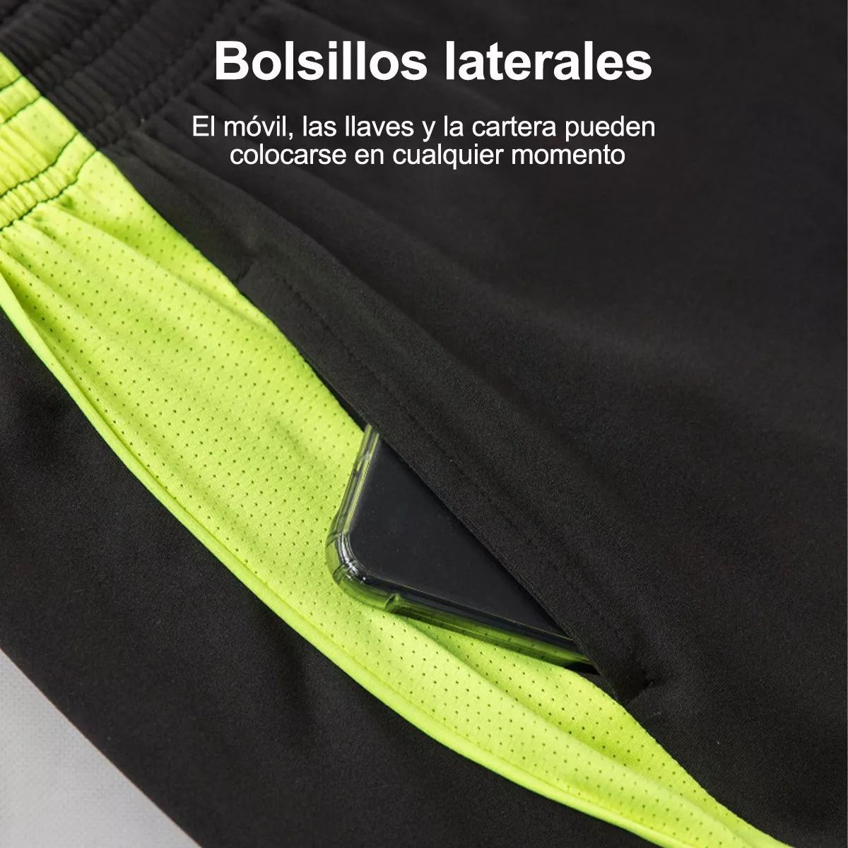 Foto 4 pulgar | Shorts Deportivo Hombre Ejercicio Gym Elástico Cómodo 3pzs Talla 2xl Eo Safe Imports Esi-15945 Multicolor