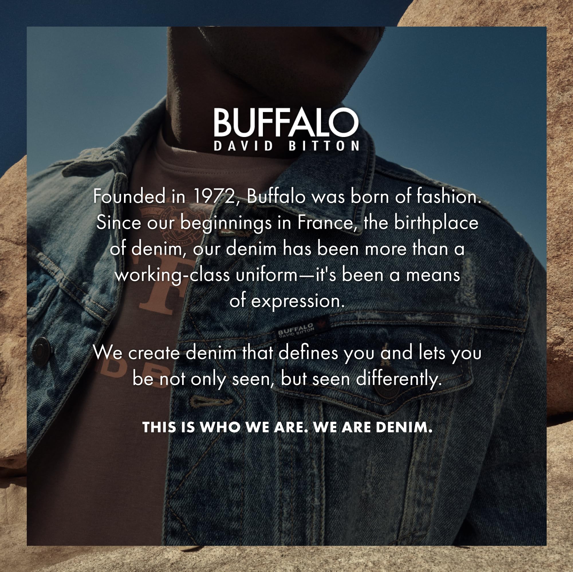 Foto 7 | Pantalones Cortos De Mezclilla Buffalo David Bitton Relaxed Straight Dean Para Hombre - Venta Internacional.
