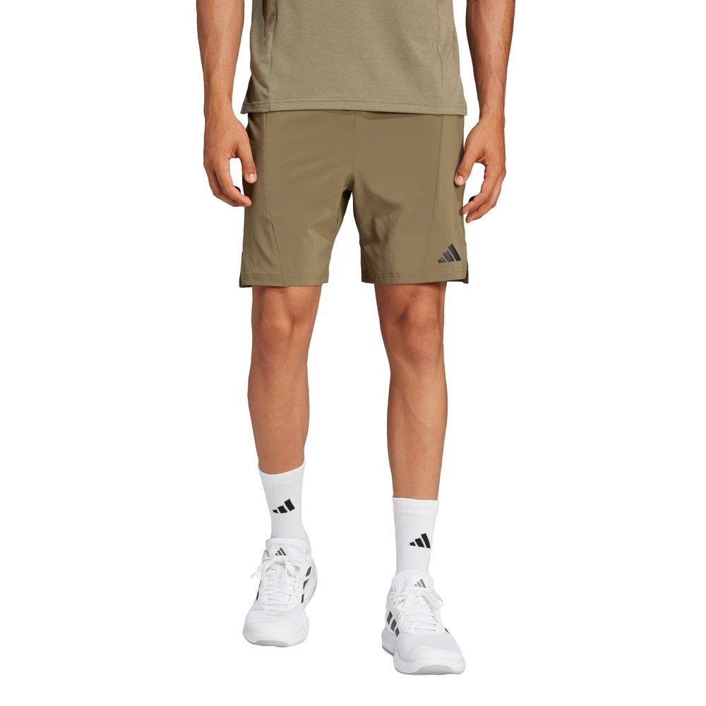 Foto 2 | Shorts De Entrenamiento Designed For Training Adidas Verde Hombre