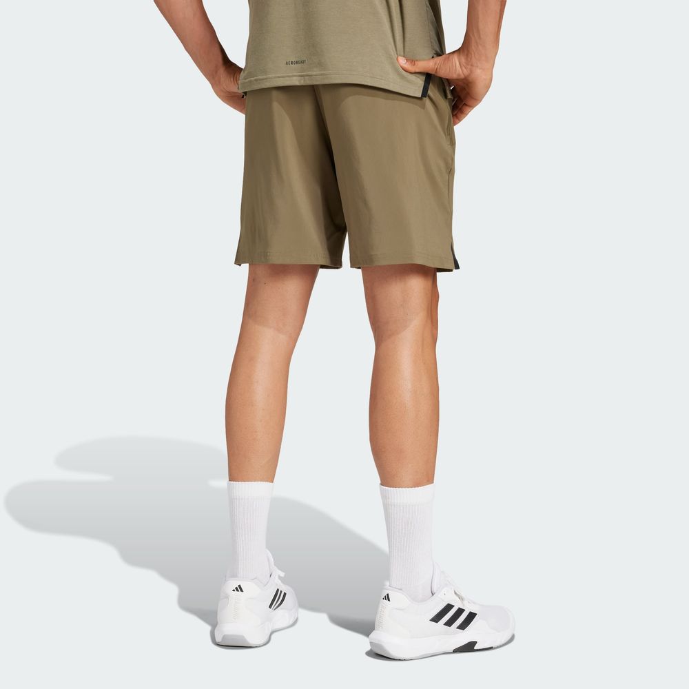 Foto 4 | Shorts De Entrenamiento Designed For Training Adidas Verde Hombre