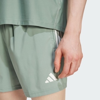 Foto 6 | Shorts Own The Run Adidas Verde para Hombre