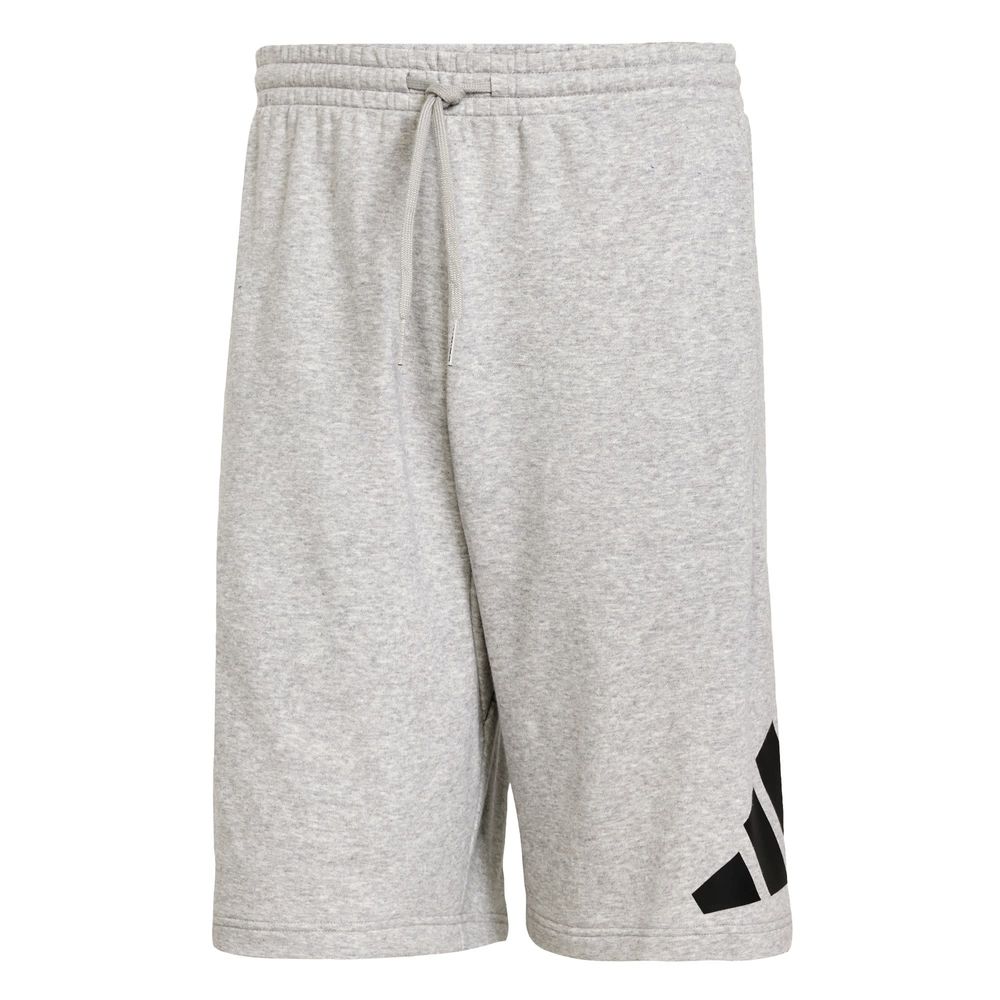 Foto 2 pulgar | Shorts Essentials Logo Grande French Terry Adidas Gris Hombre