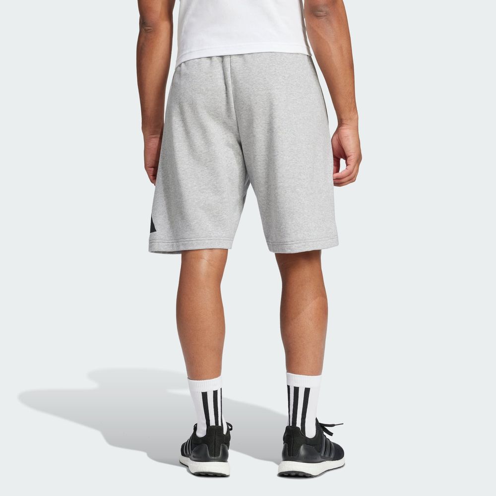 Foto 5 pulgar | Shorts Essentials Logo Grande French Terry Adidas Gris Hombre