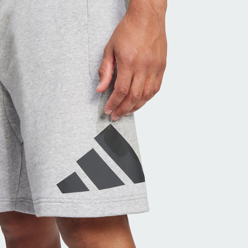 Foto 8 pulgar | Shorts Essentials Logo Grande French Terry Adidas Gris Hombre