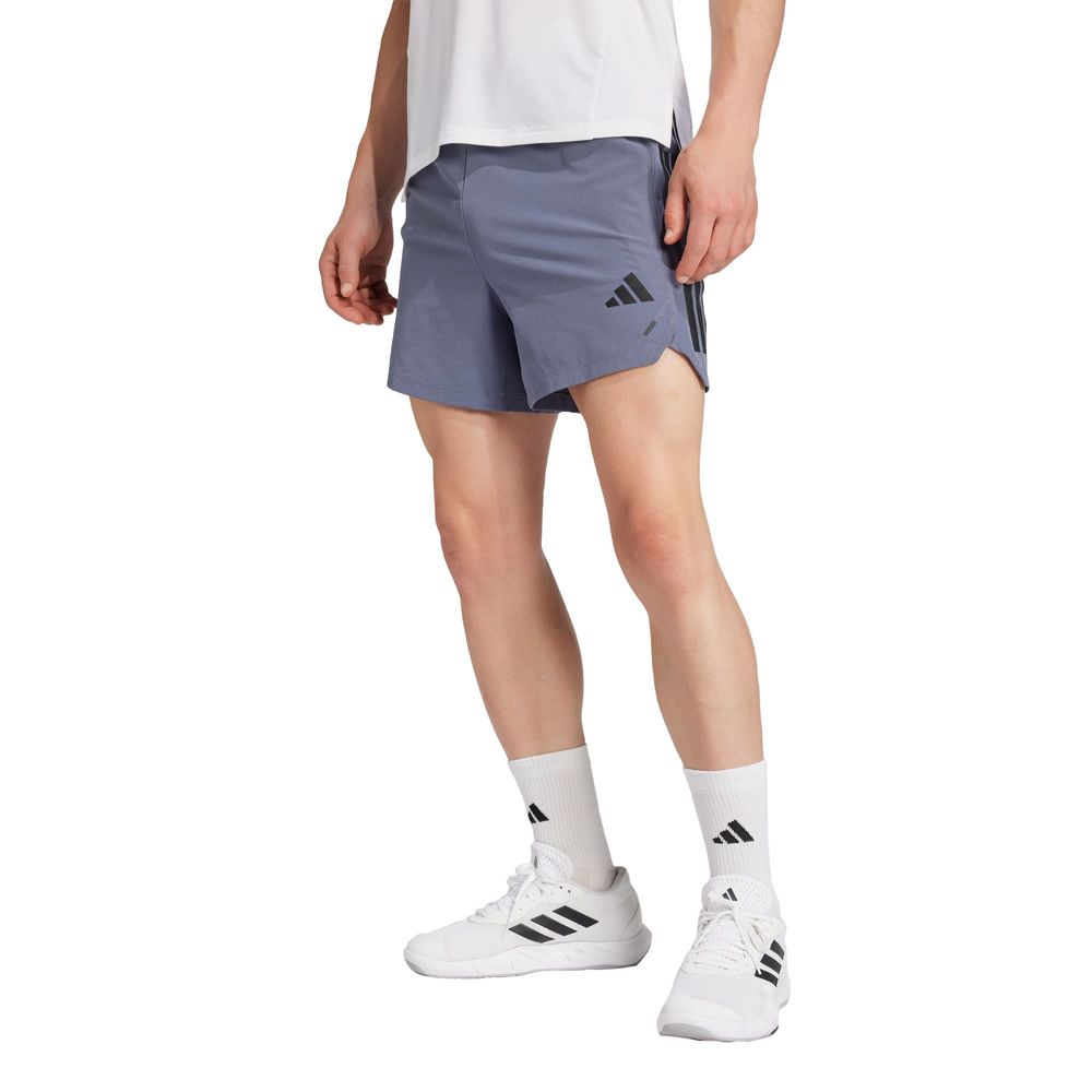 Foto 2 | Power 3s Short Adidas Negro Hombre