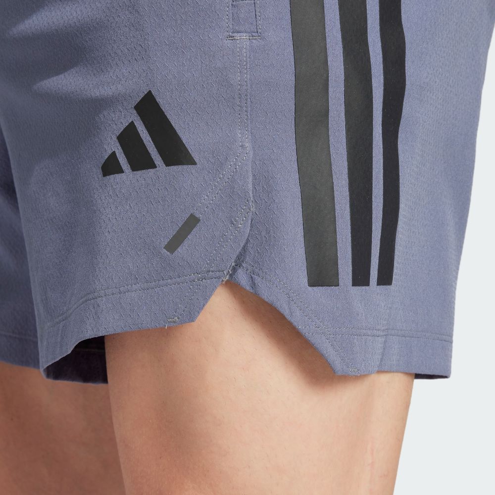 Foto 6 | Power 3s Short Adidas Negro Hombre