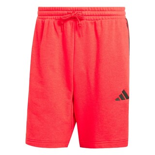 Foto 1 | Shorts Essential 3 Franjas Felpa Francesa Adidas Rojo Hombre