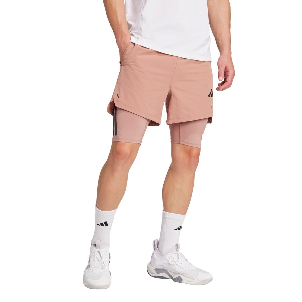 Foto 3 pulgar | Power 2in1 Sho Adidas Rosa para Hombre