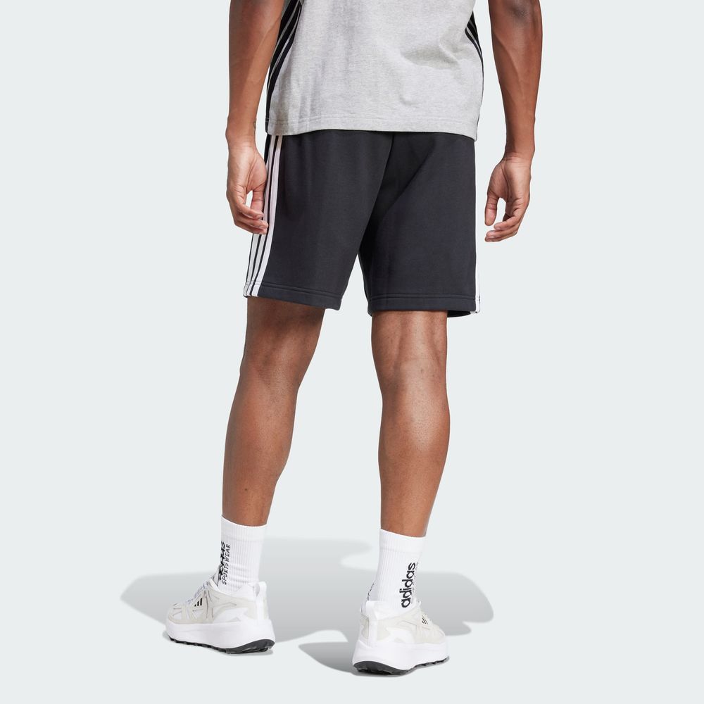 Foto 4 | Shorts Essential 3 Franjas Tela French Terry Adidas Negro Hombre
