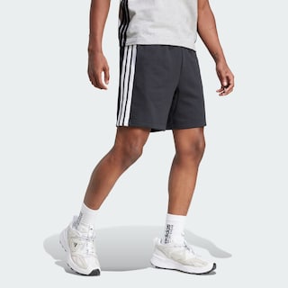 Foto 5 | Shorts Essential 3 Franjas Tela French Terry Adidas Negro Hombre