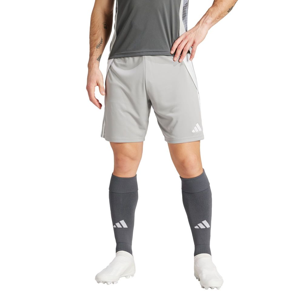 Foto 3 pulgar | Shorts Tiro 24 Adidas Gris Hombre
