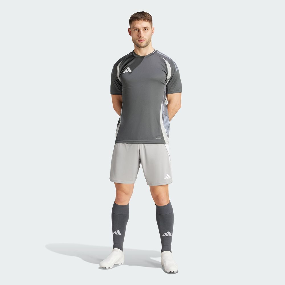 Foto 7 pulgar | Shorts Tiro 24 Adidas Gris Hombre