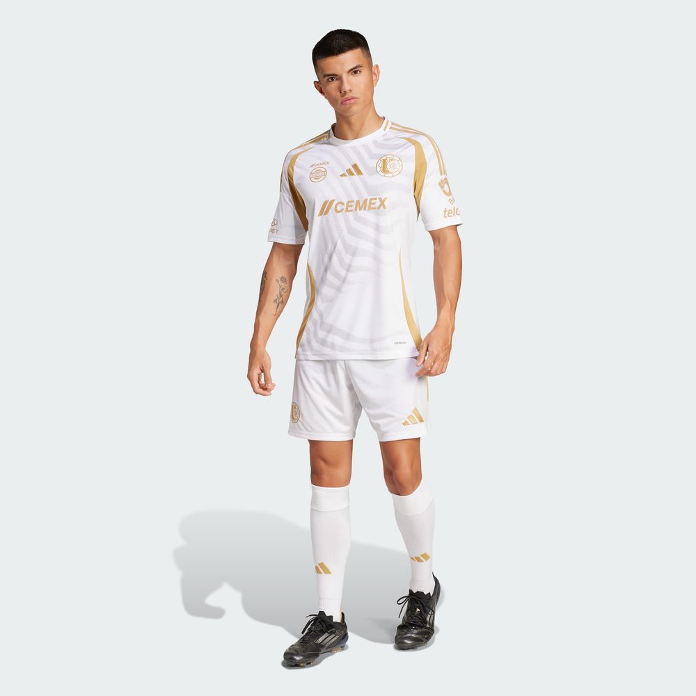 Foto 7 pulgar | Shorts Tigres Tercero Uanl 24/25 Adidas Blanco Hombre