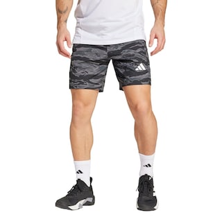 Foto 2 | Short Camo Aop Adidas Negro para Hombre