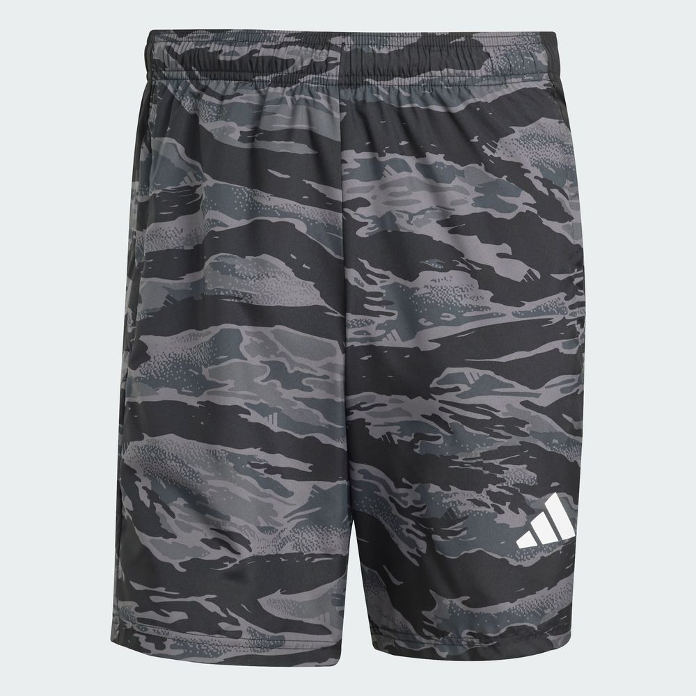 Foto 4 pulgar | Short Camo Aop Adidas Negro para Hombre
