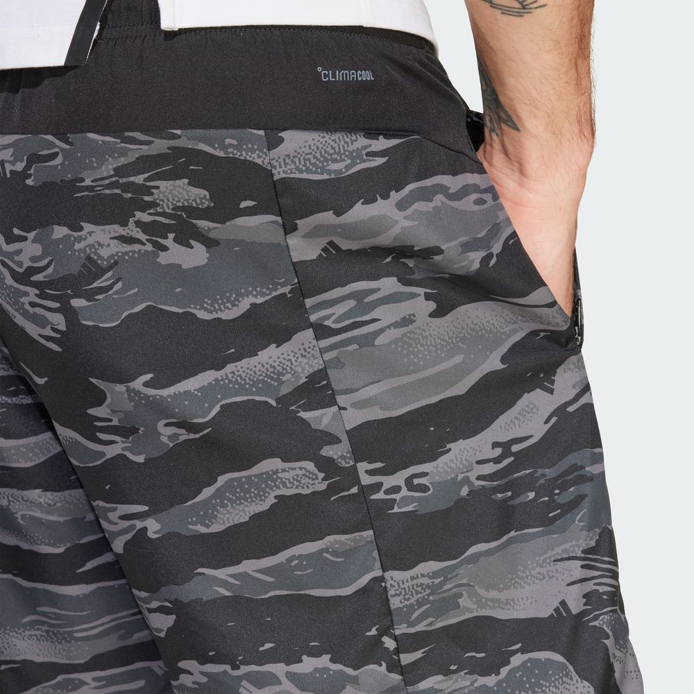 Foto 7 pulgar | Short Camo Aop Adidas Negro para Hombre