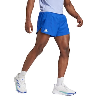 Foto 2 | Shorts de Running Adizero Essentials Split Adidas Azul para Hombre