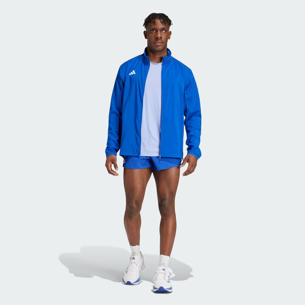 Foto 7 pulgar | Shorts de Running Adizero Essentials Split Adidas Azul para Hombre