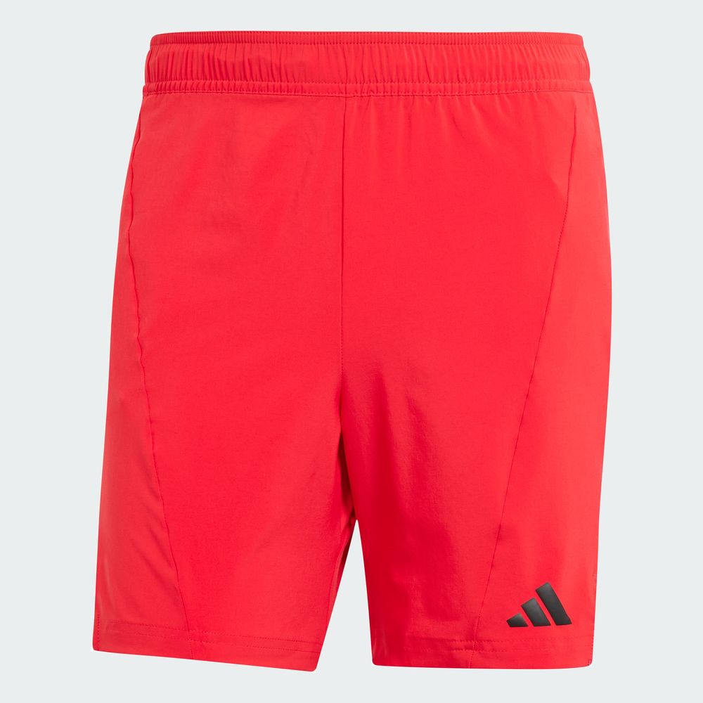 Foto 3 | Shorts De Entrenamiento Designed For Training Adidas Rojo Hombre