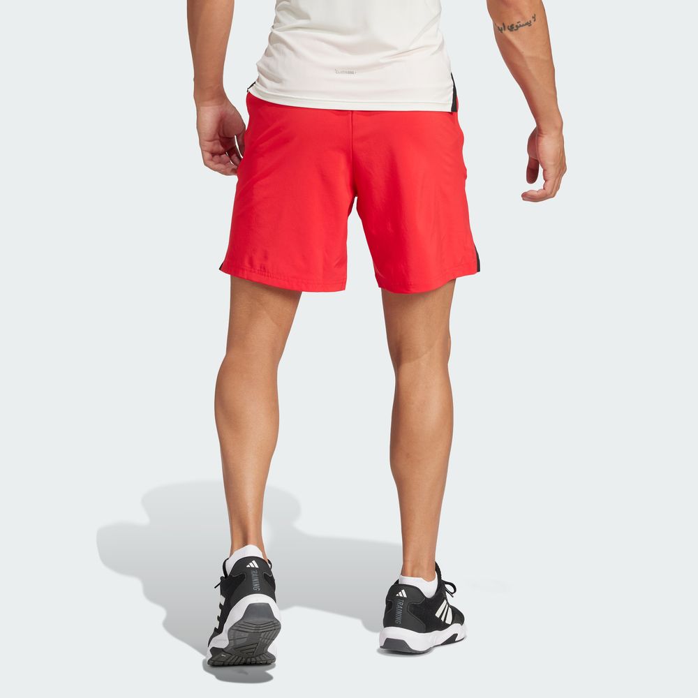 Foto 5 pulgar | Shorts De Entrenamiento Designed For Training Adidas Rojo Hombre