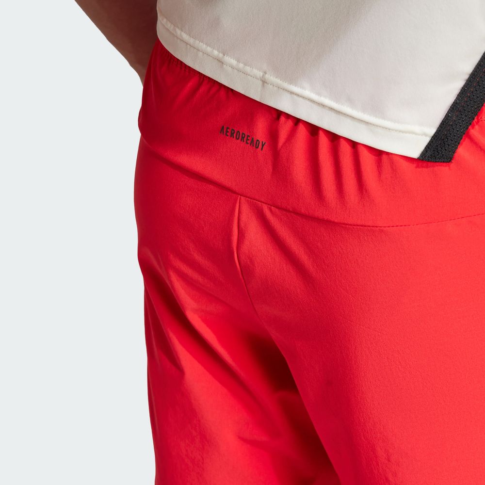 Foto 8 pulgar | Shorts De Entrenamiento Designed For Training Adidas Rojo Hombre