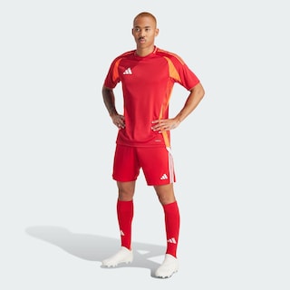Foto 6 | Short Tiro 24 Adidas Rojo para Hombre